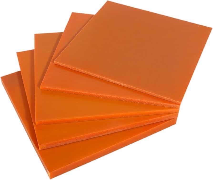 Orange Bakelite / Phenolic Sheet — Alps Merchandising
