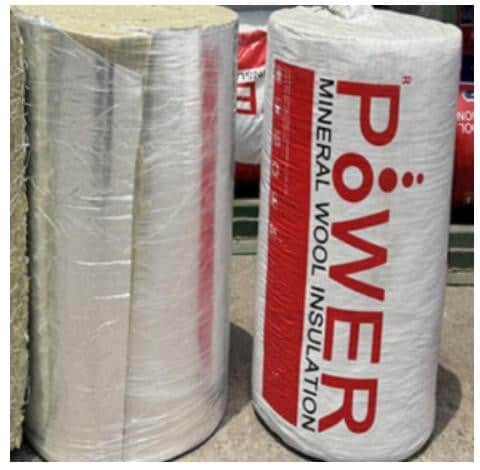 Pöwer Mineral Wool Roll — aluminium foil faced