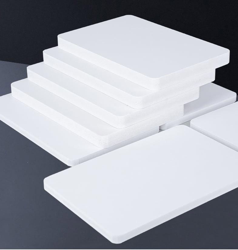 PVC foam board — stacked sheets with rounded corners